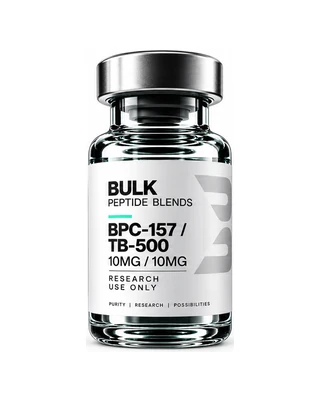 BPC-157 / TB-500 10MG / 10MG — Bulk Peptide Blends research vial