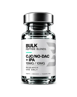 CJC No DAC / Ipamorelin 10MG / 10MG — Bulk Peptide Blends research vial
